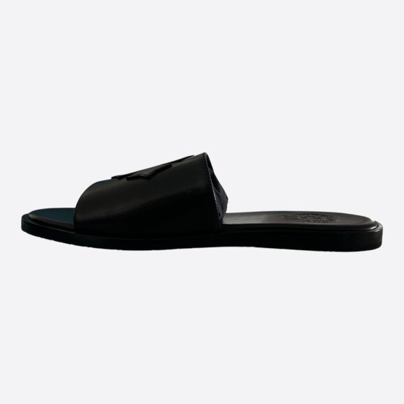 Chrome Hearts Black Cross Patch Slides